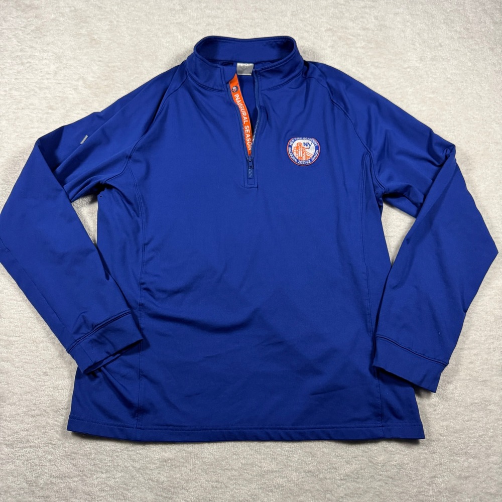 NY‎ Islanders Inaugural Season 2021-22 Levelwear Quarter Zip Pullover Men's L